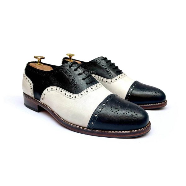 Classic Two-Tone Spectator Oxford | The Urbane | Handmade shoe in ...